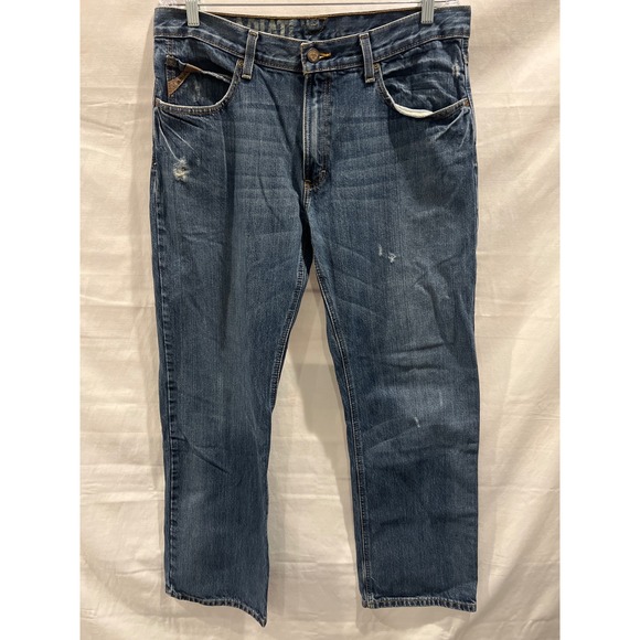 Ariat Other - Ariat M4 Low Rise Straight Leg Mens Jeans 33x32 Medium Wash 10007775 AM 8681 B